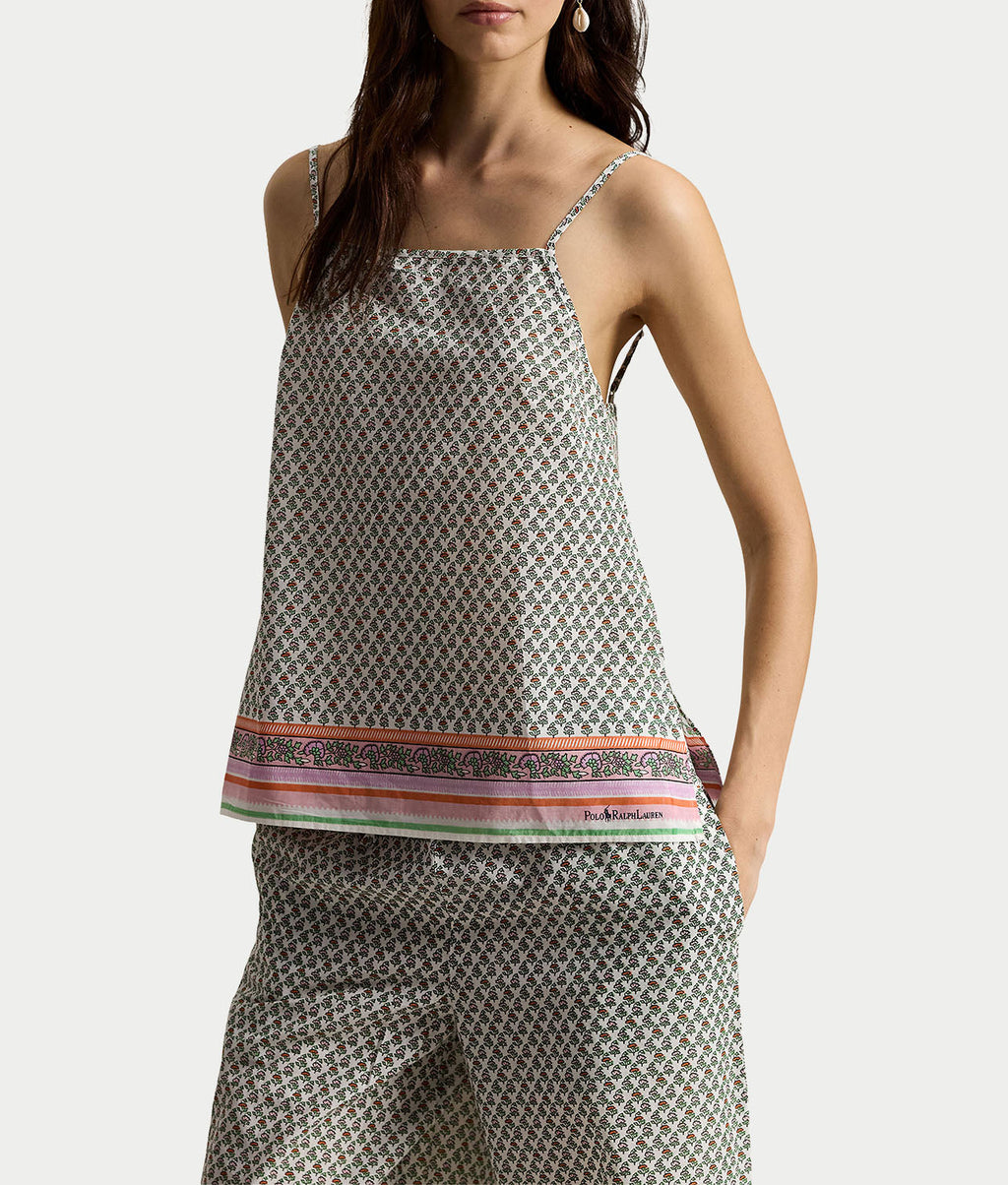 Sleep Tunic Woven Pajama Set