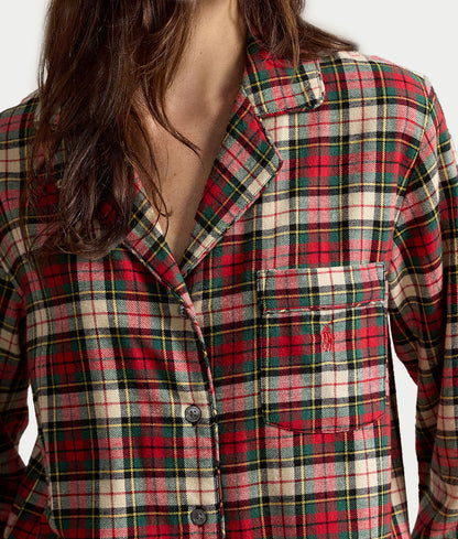 Madison Plaid Flannel Pajama Set