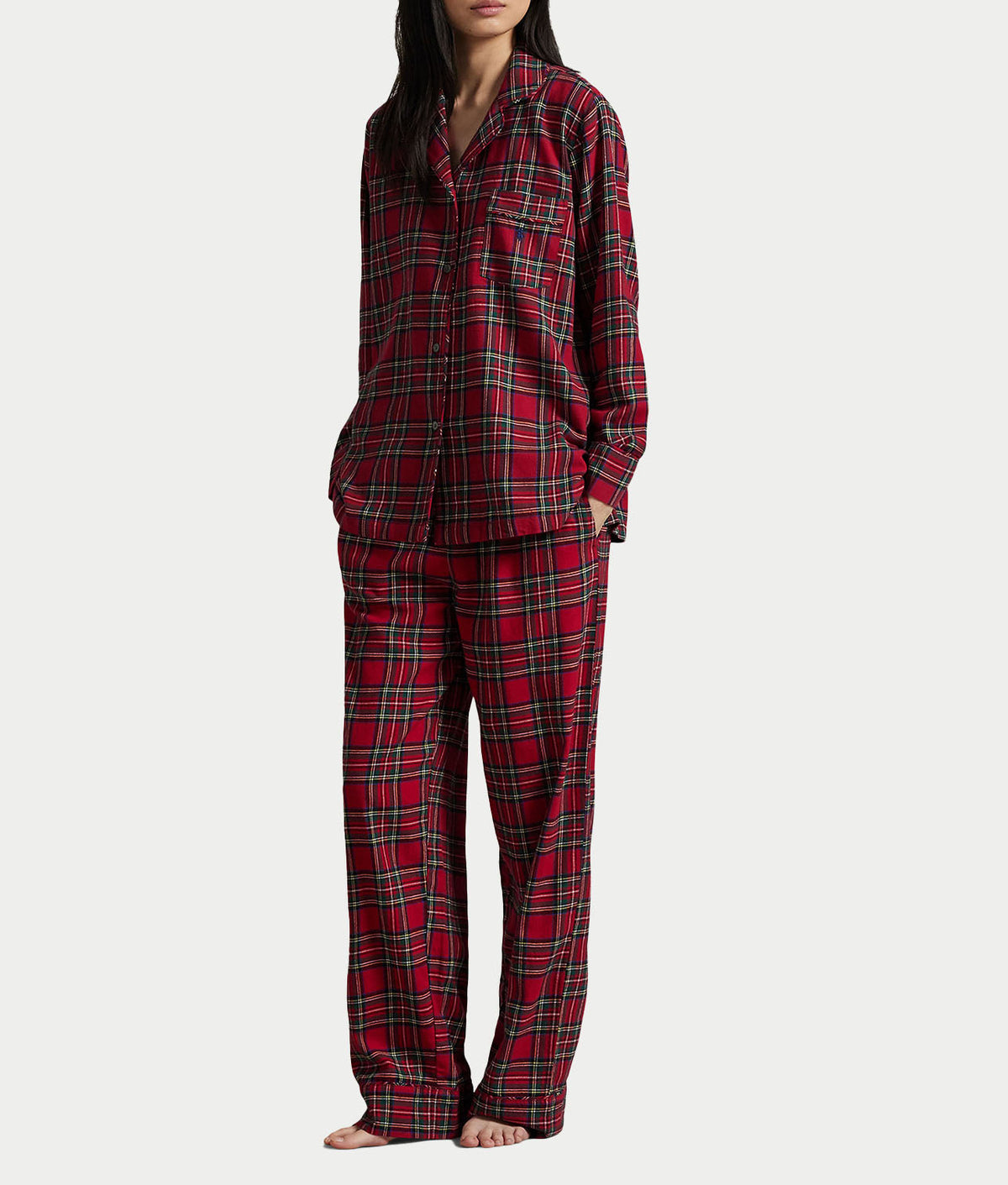Madison Plaid Flannel Pajama Set