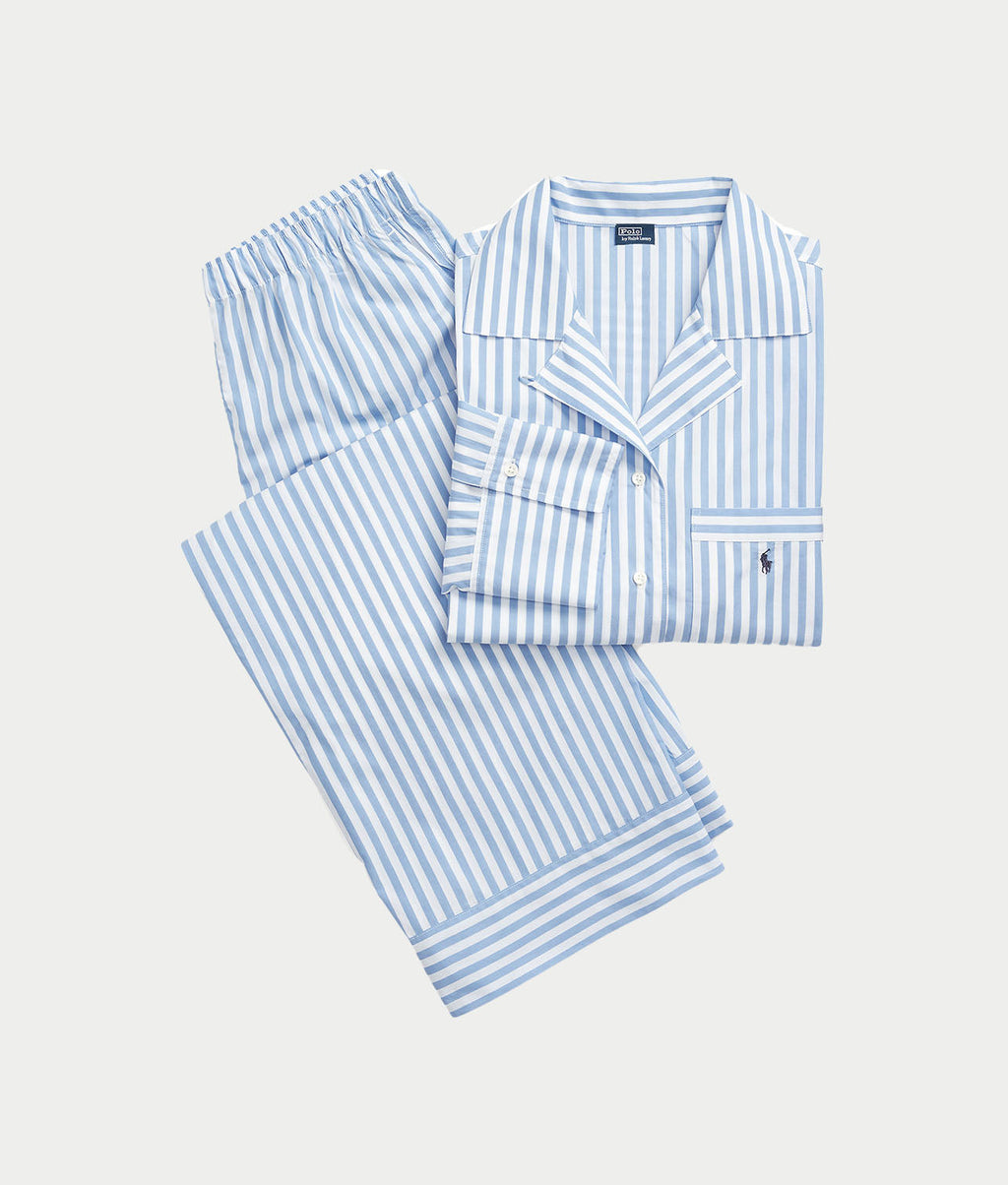 Woven Stripe Pajama Set