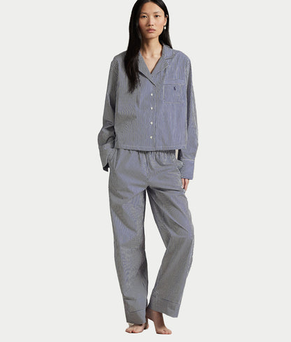 Woven Stripe Pajama Set