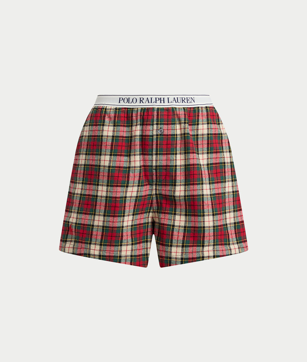 Plaid Flannel Sleep Boxer