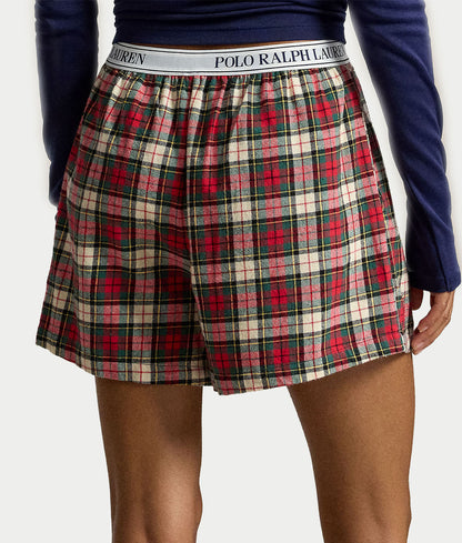 Plaid Flannel Sleep Boxer