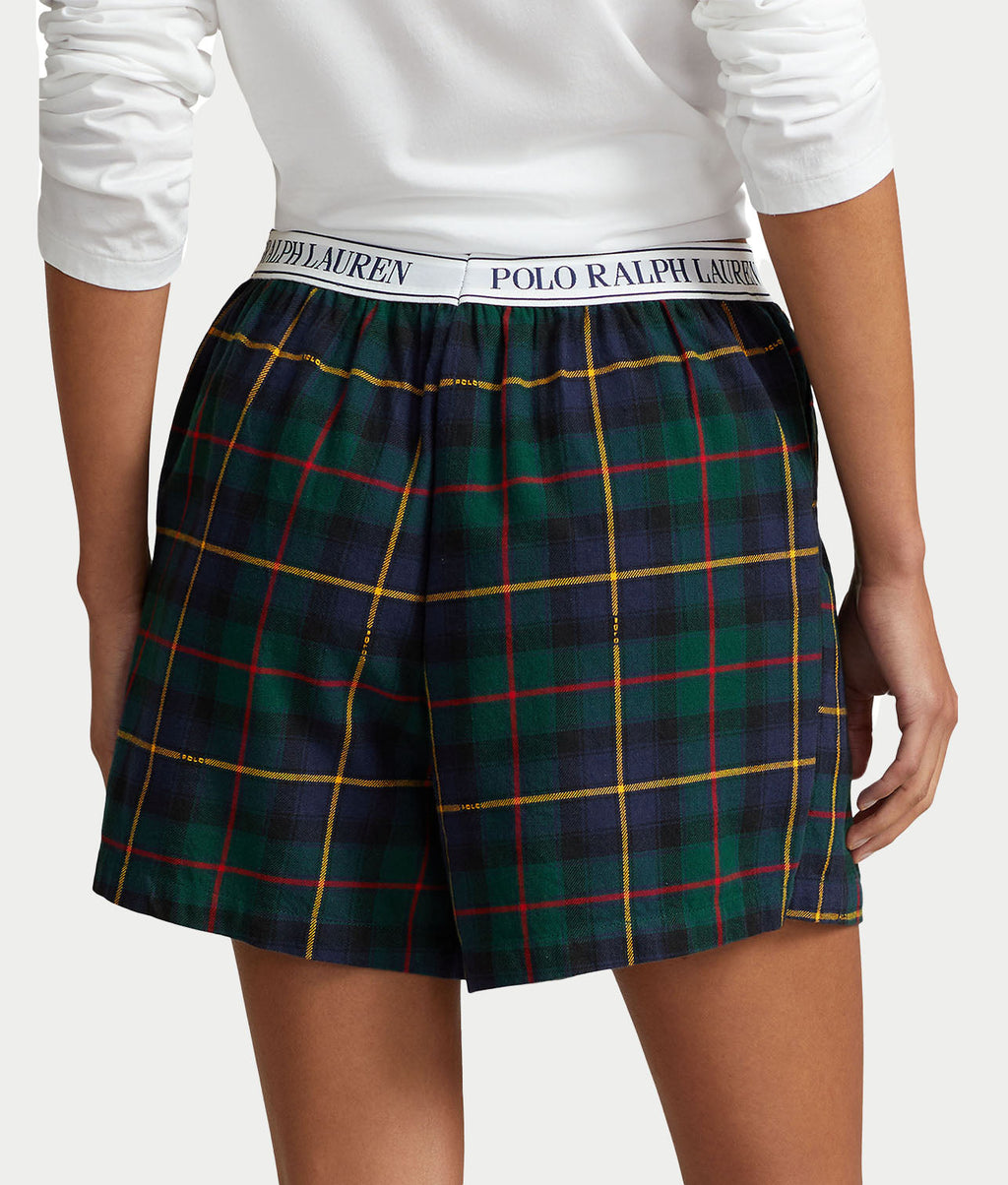 Plaid Flannel Sleep Boxer
