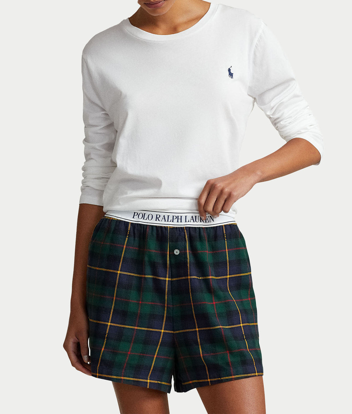 Plaid Flannel Sleep Boxer