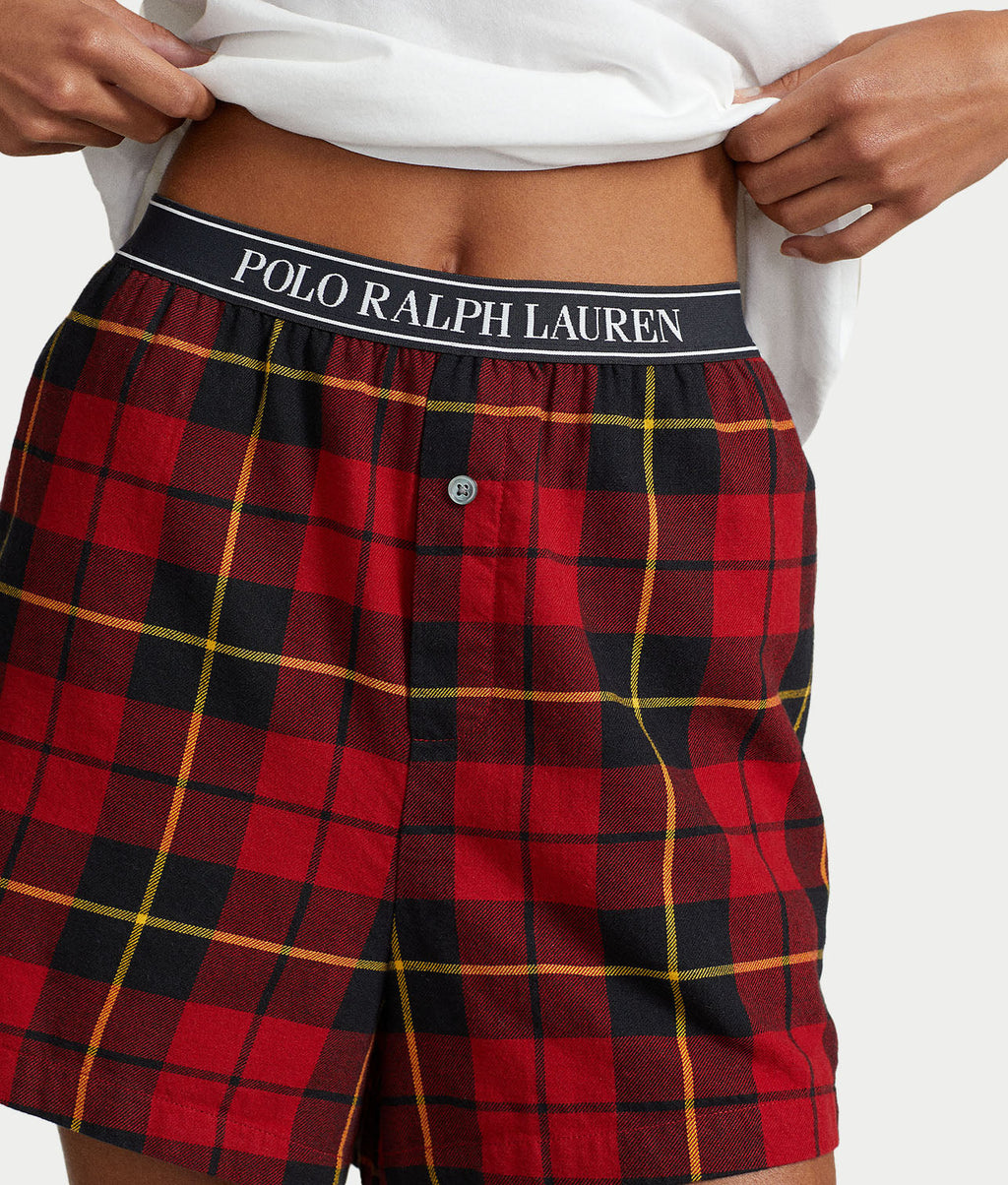 Plaid Flannel Sleep Boxer