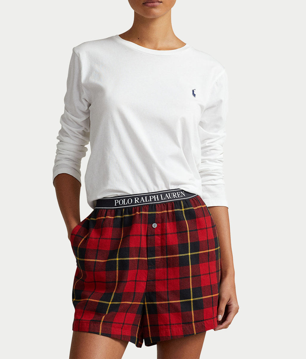 Plaid Flannel Sleep Boxer