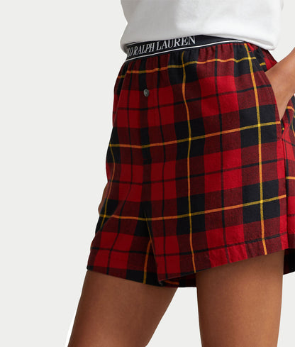 Plaid Flannel Sleep Boxer