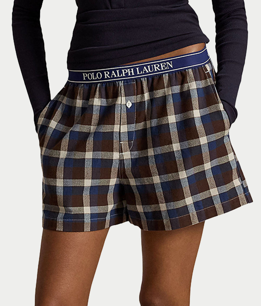 Plaid Flannel Sleep Boxer