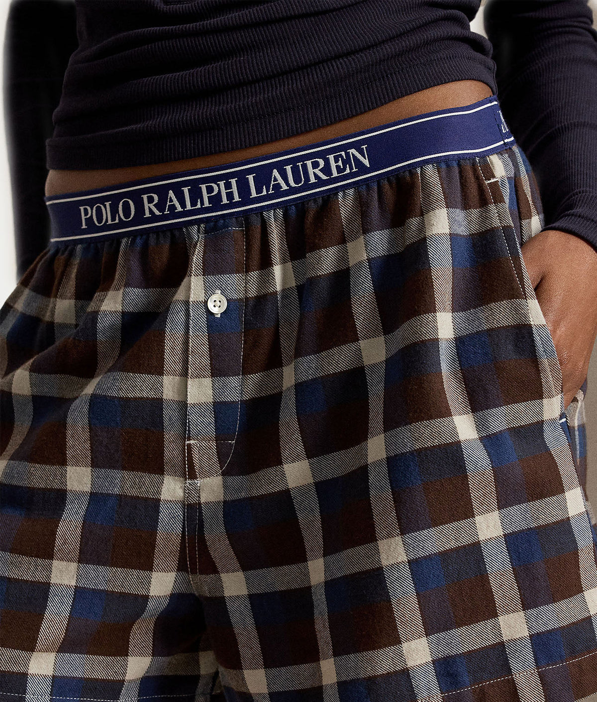 Plaid Flannel Sleep Boxer
