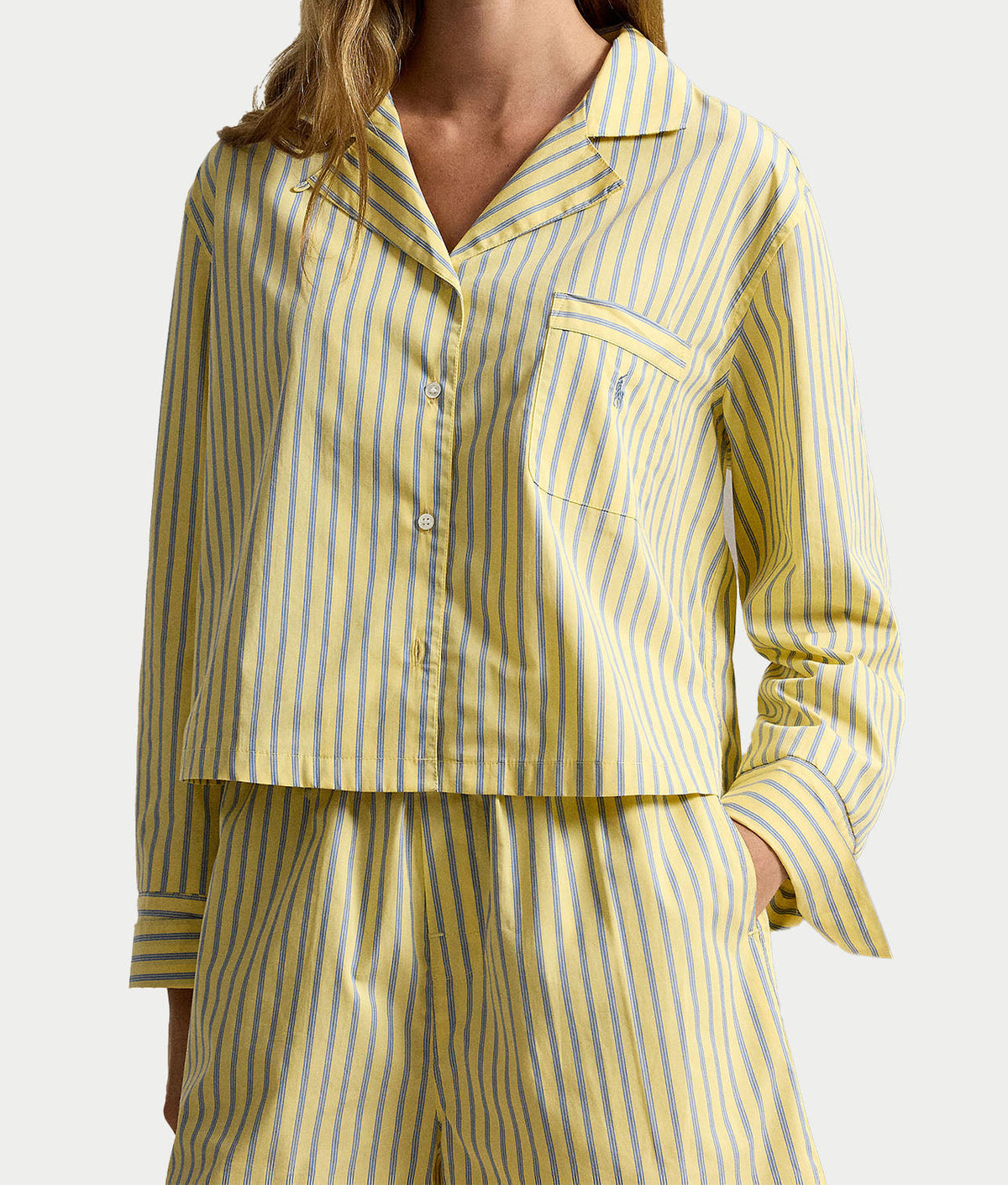 Woven Boxer Pajama Set