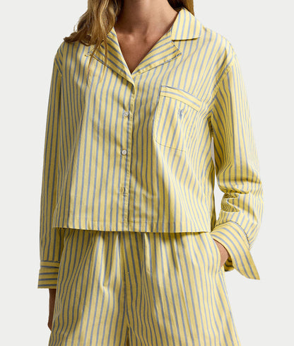 Woven Boxer Pajama Set