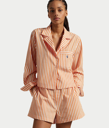 Woven Boxer Pajama Set
