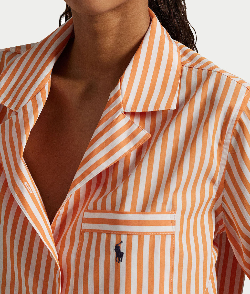 Woven Boxer Pajama Set