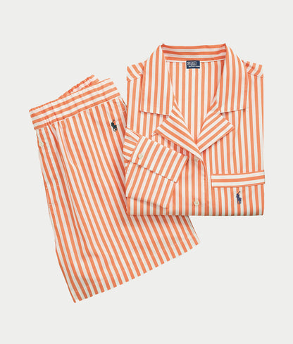 Woven Boxer Pajama Set