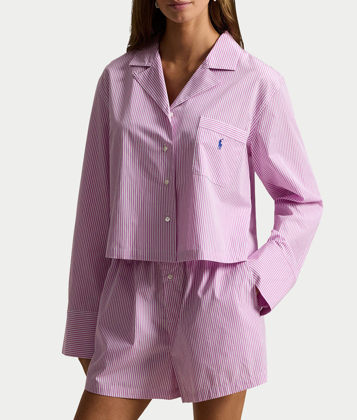 Woven Boxer Pajama Set