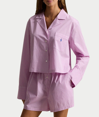 Woven Boxer Pajama Set