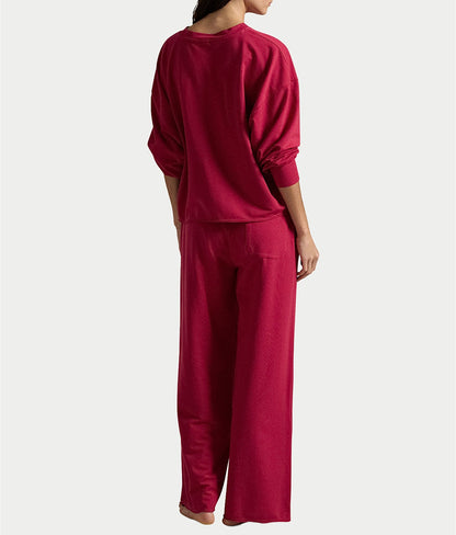 Polo Club Terry Wide Leg Pants Set