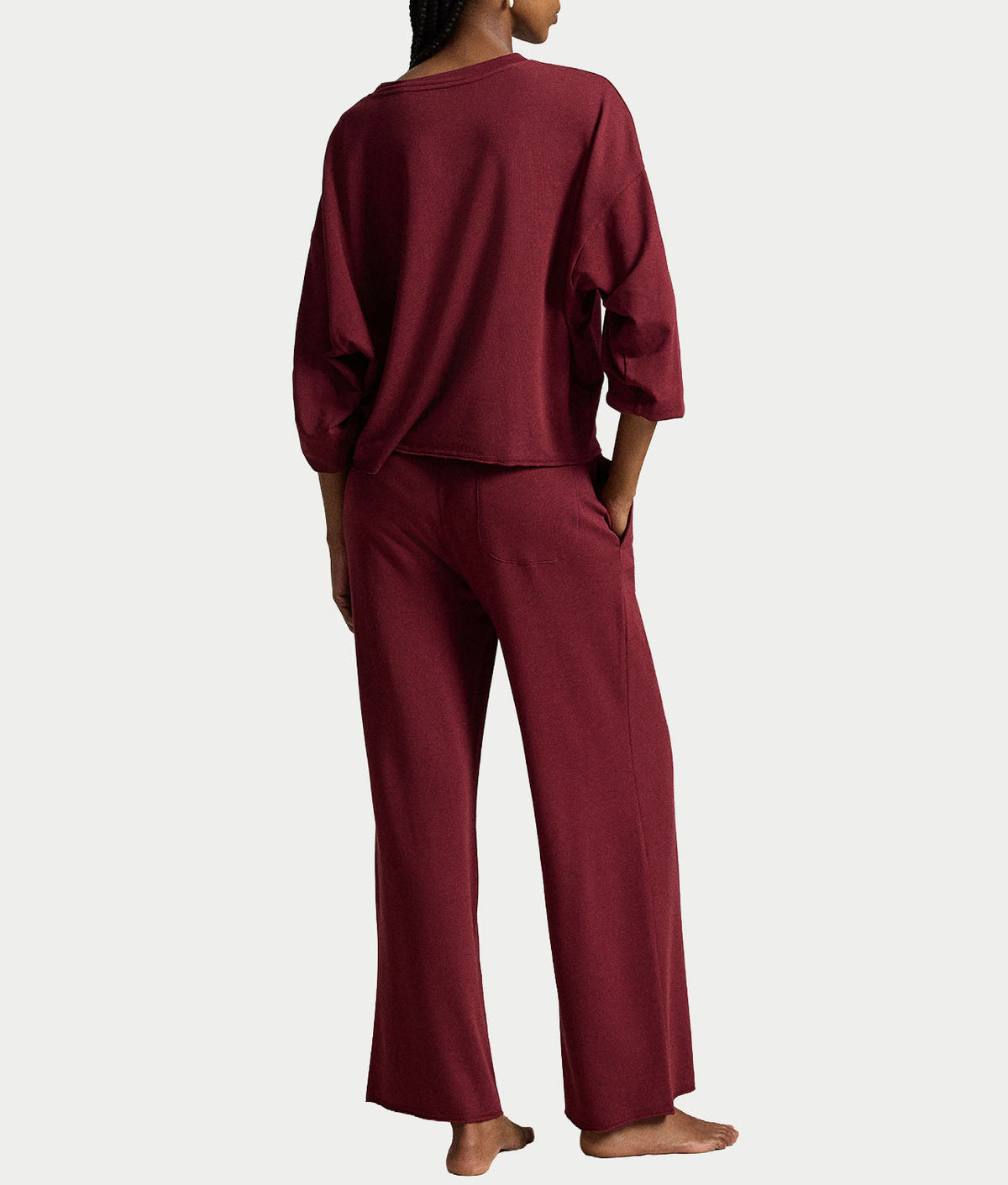 Polo Club Terry Wide Leg Pants Set