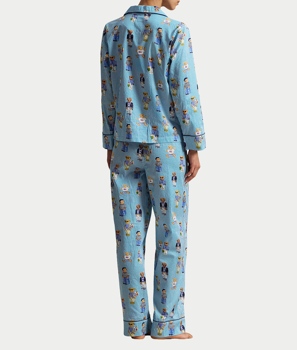 Heritage Polo Bear Woven Pajama Set