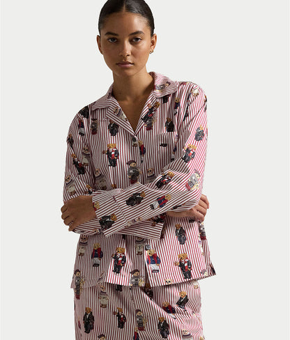 Heritage Polo Bear Woven Pajama Set