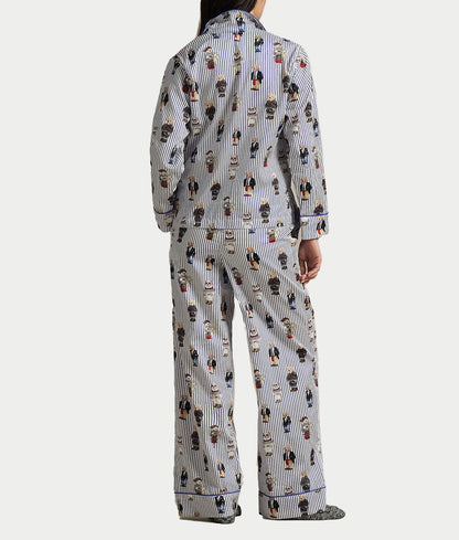 Heritage Polo Bear Woven Pajama Set