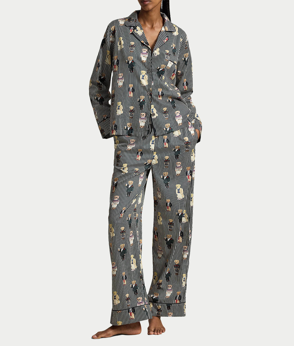 Heritage Polo Bear Woven Pajama Set