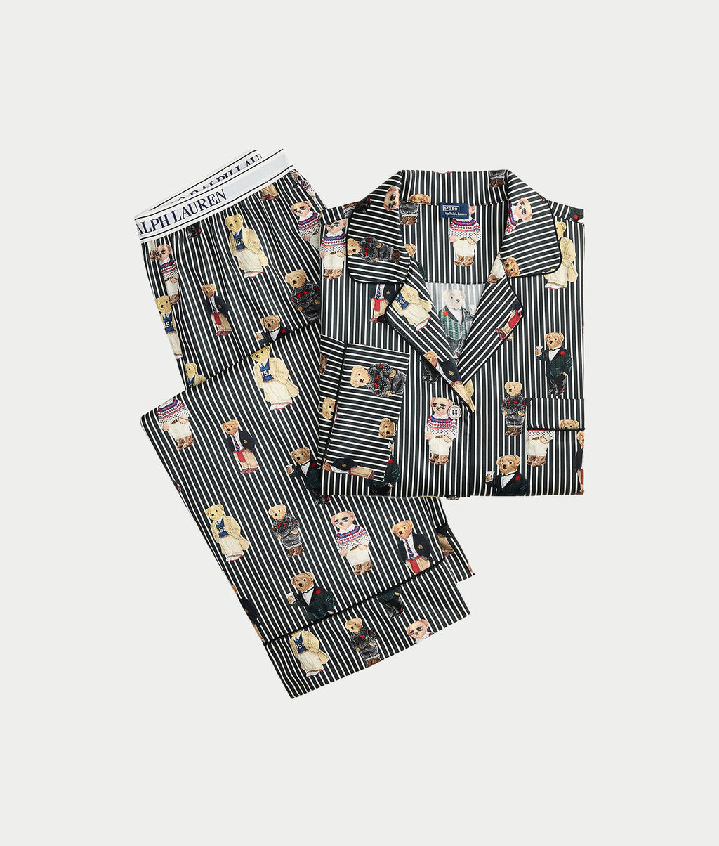 Heritage Polo Bear Woven Pajama Set