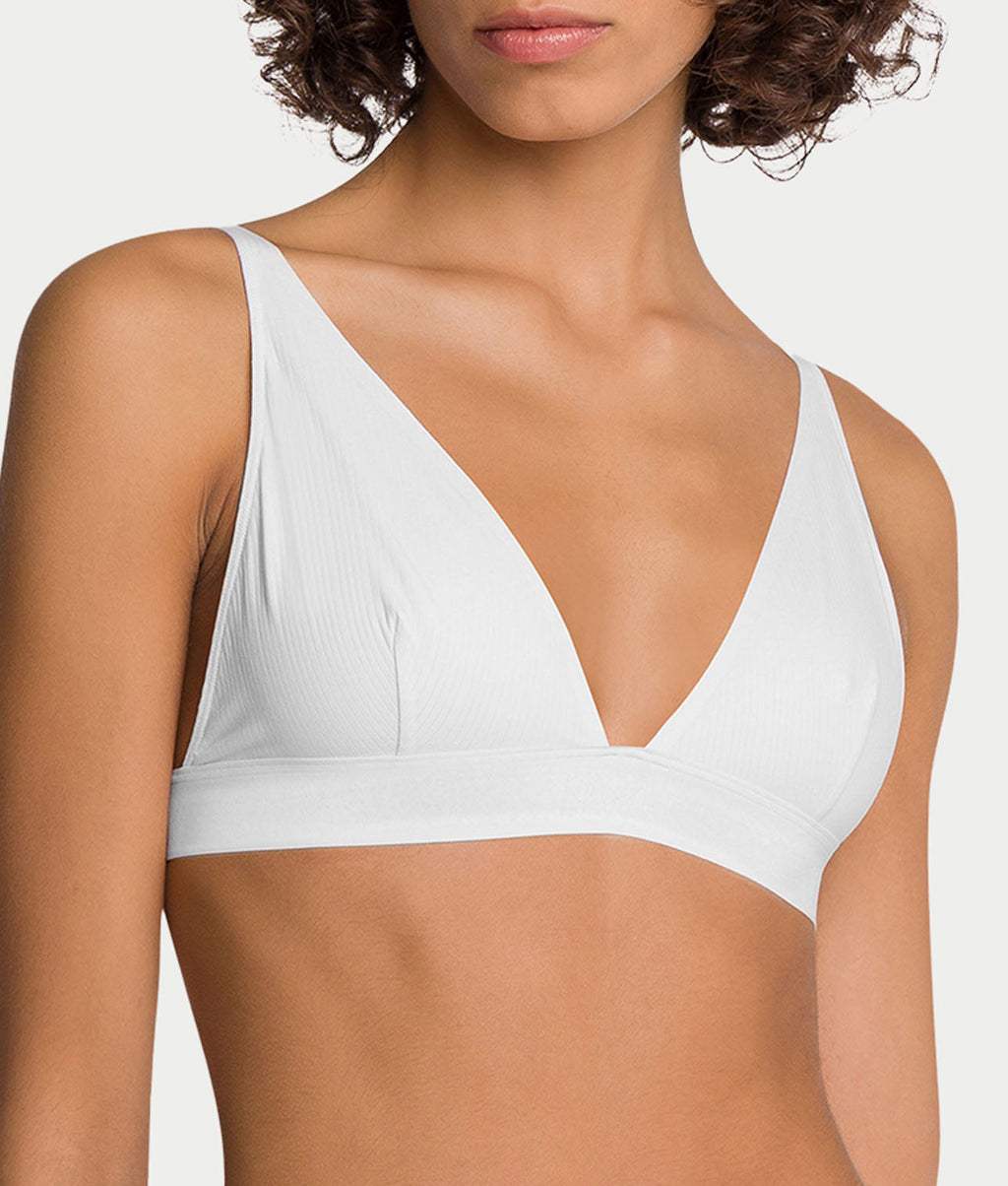 Beauty Cotton Triangle Bralette