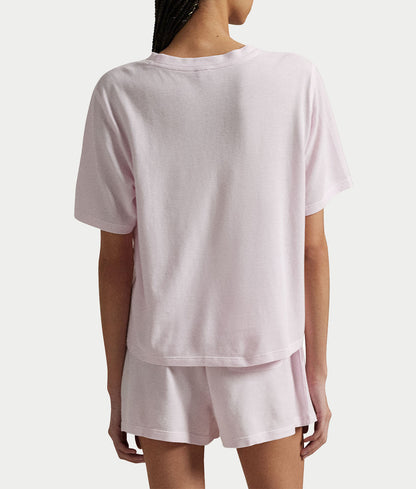 Oxford Knit Pajama Shorts Set