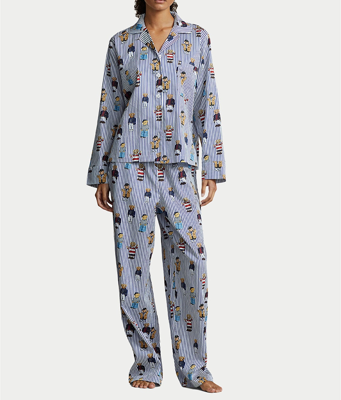 Heritage Polo Bear Woven Pajama Set