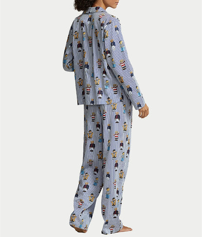 Heritage Polo Bear Woven Pajama Set