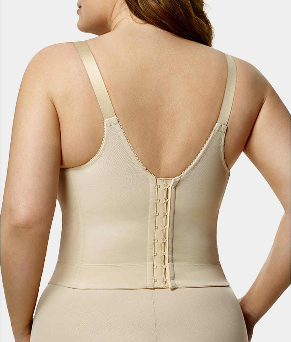 Embroidered Microfiber Longline Wire-Free Bra