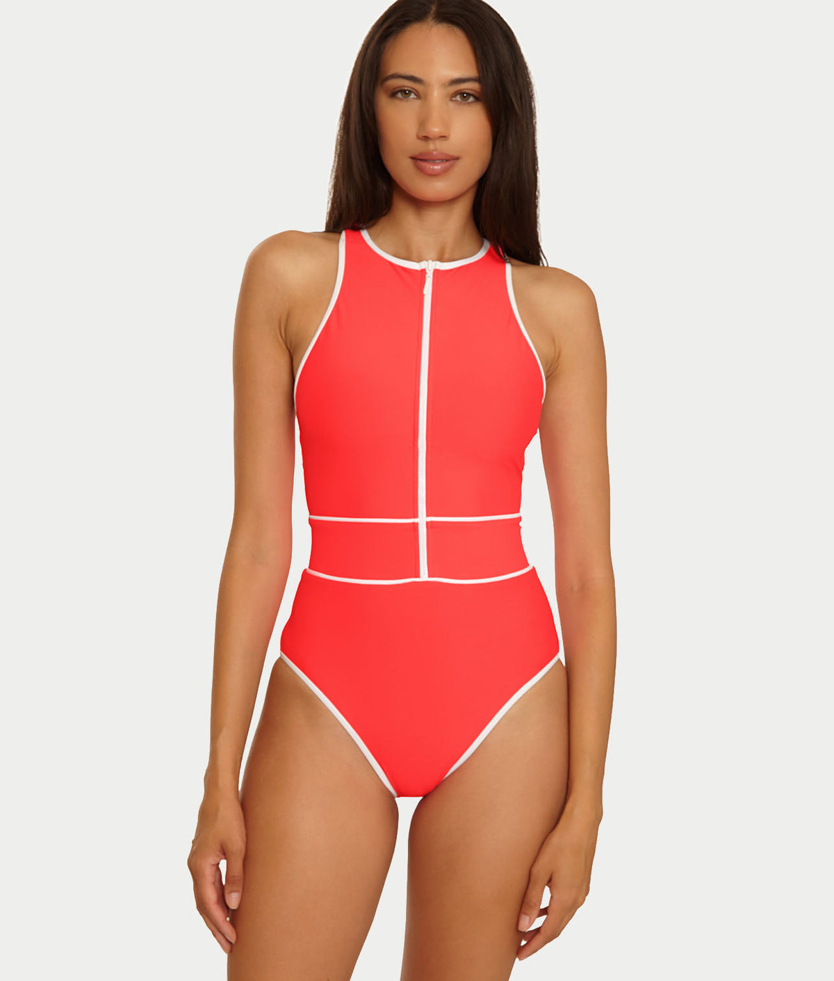 Sport Mode High-Neck One-Piece