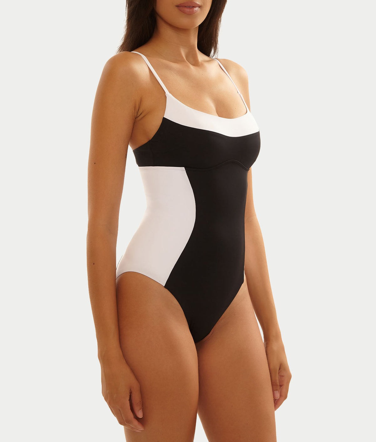 Sport Mode Square Neck One-Piece