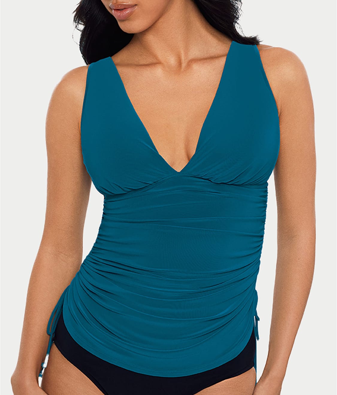 Dani Solids Plunge Tankini Top