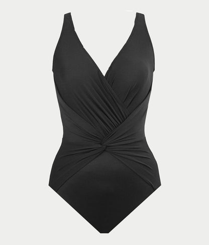 Rock Solid Twister One-Piece Swimsuit