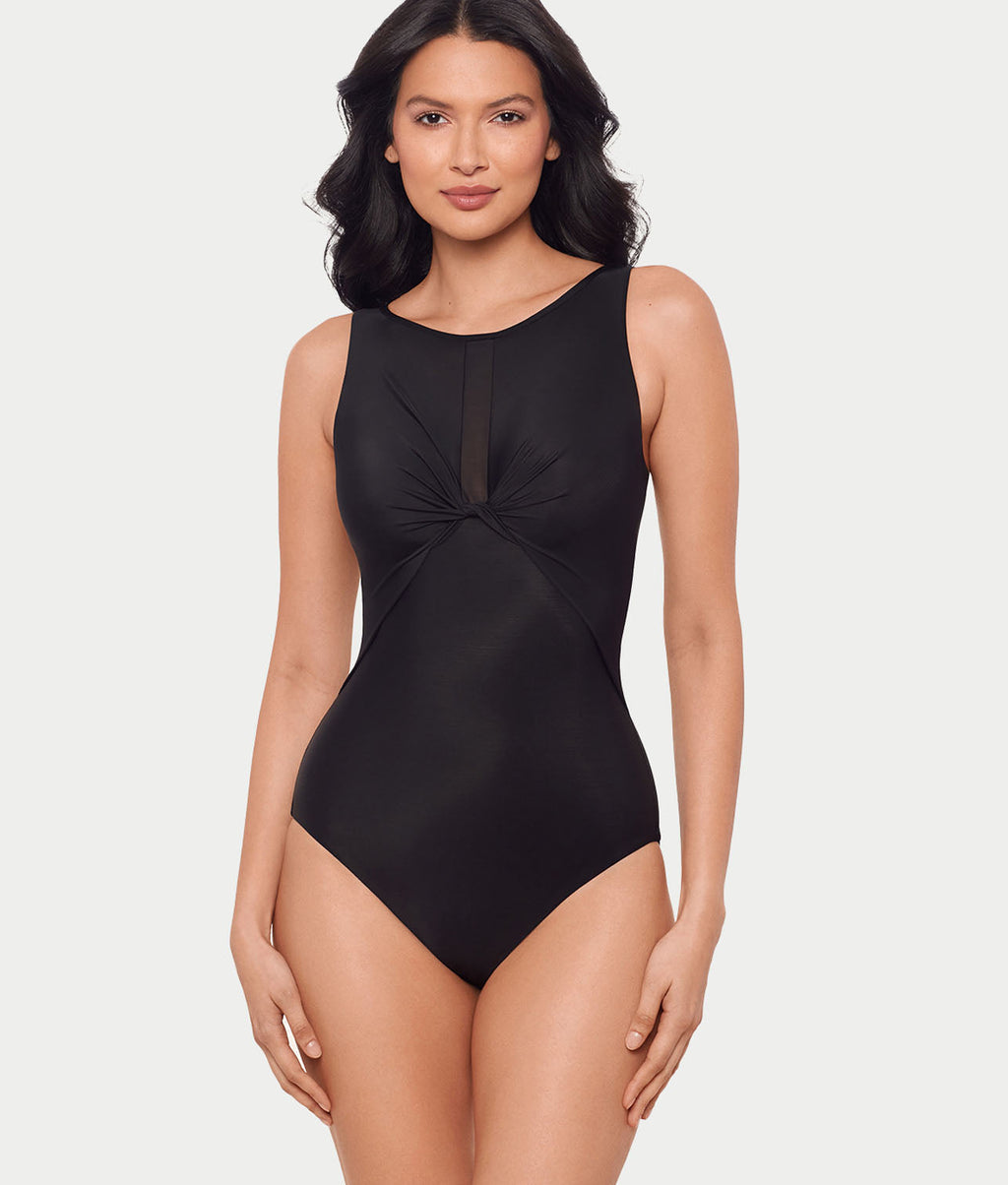 Network News Evoke Underwire One-Piece Swimsuit