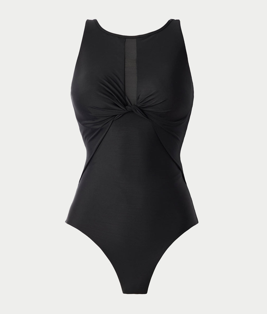 Network News Evoke Underwire One-Piece Swimsuit