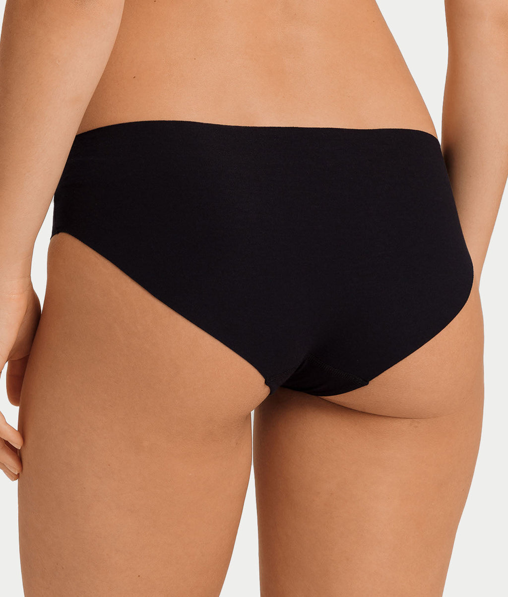 Invisible Cotton Cotton Blend High Cut Brief