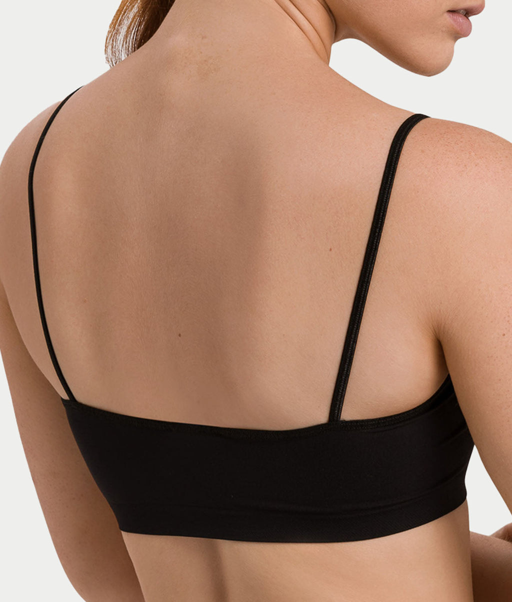 Touch Feeling Spaghetti Crop Top