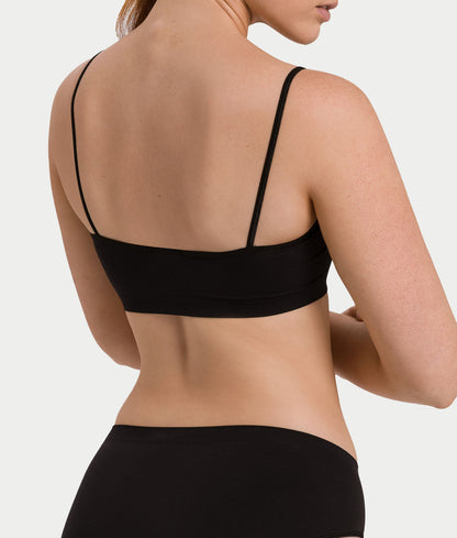 Touch Feeling Spaghetti Crop Top