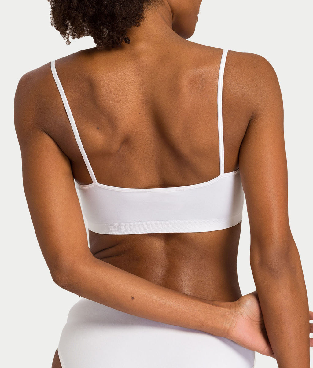 Touch Feeling Spaghetti Crop Top