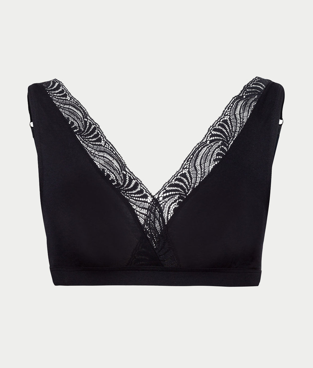 Cotton Delight Lace Trim Cotton Soft Cup Bra