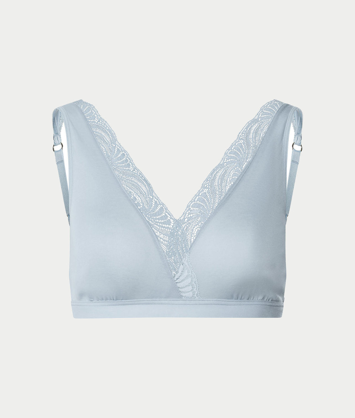 Cotton Delight Lace Trim Cotton Soft Cup Bra