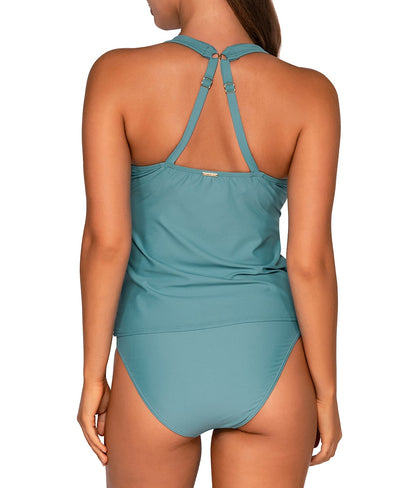 Elsie Underwire Wrap Tankini Top