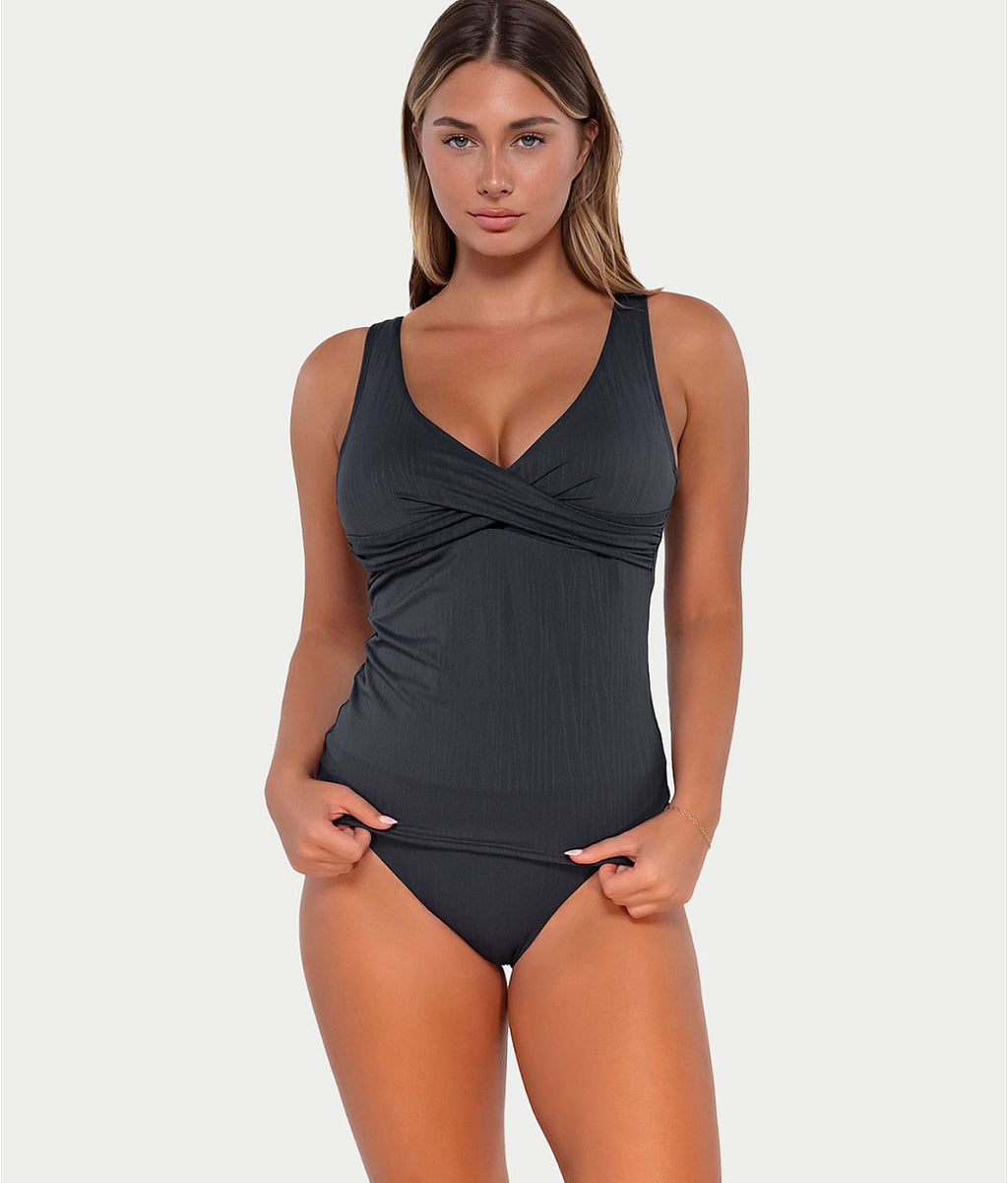 Elsie Underwire Wrap Tankini Top