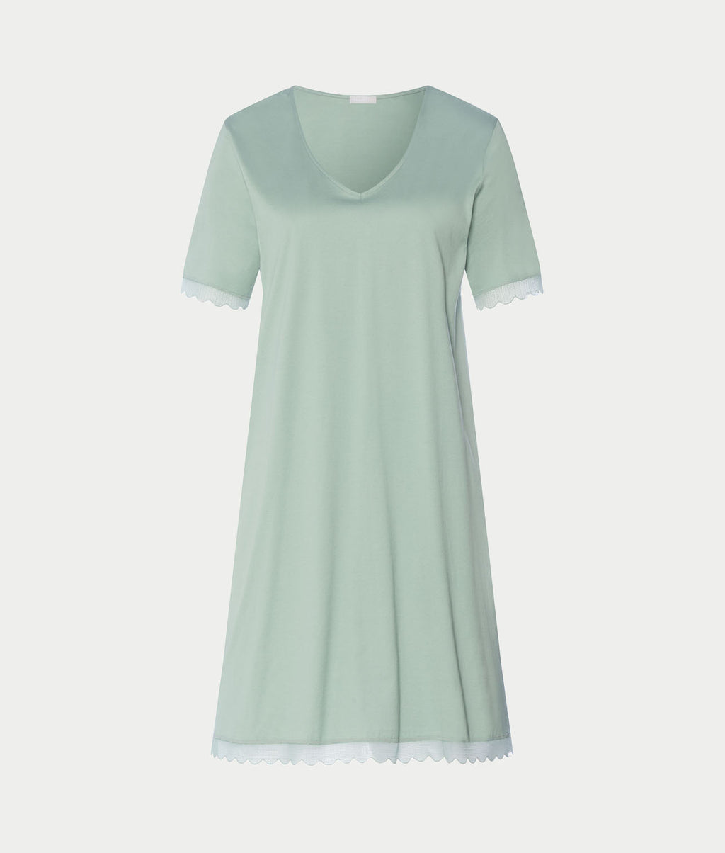 Inaya Scalloped Lace Cotton Nightgown