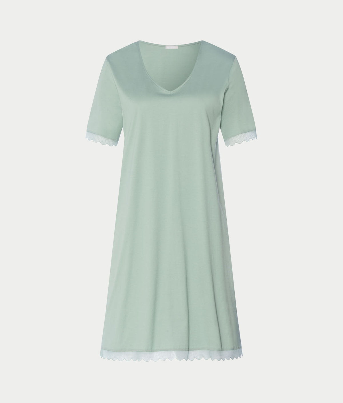 Inaya Scalloped Lace Cotton Nightgown