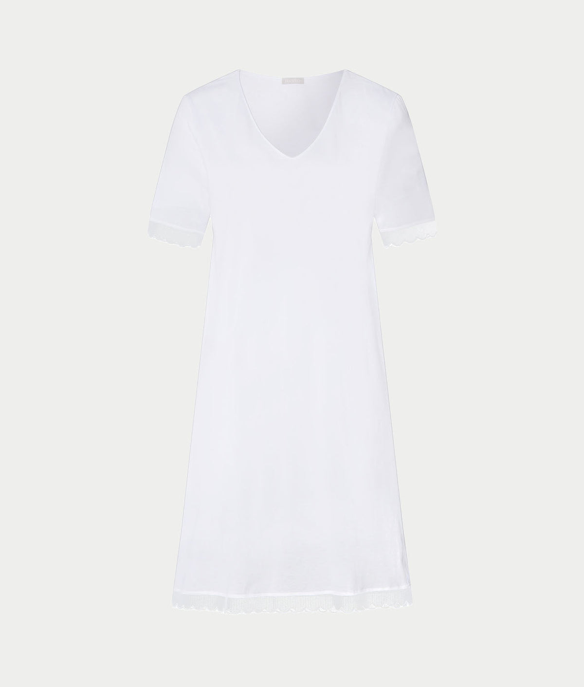 Inaya Scalloped Lace Cotton Nightgown